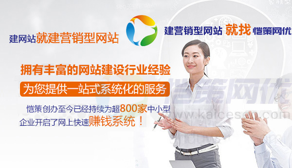愷策網優營銷型網站建設第一品牌