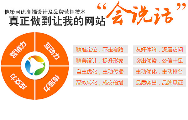 愷策網(wǎng)優(yōu)營銷型網(wǎng)站建設公司正在做的讓您的網(wǎng)站會說話